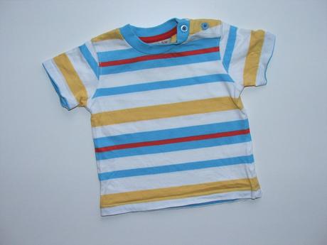 H569 chlapecké pruhované triko vel. 80, john lewis,80