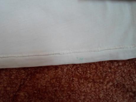 Bílé tričko triko dlouhý rukáv, zara,140