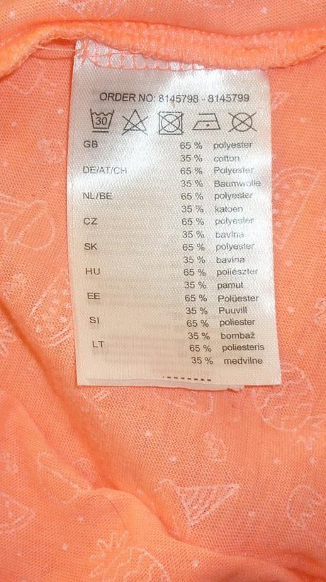 Lososové dámské tričko takko fashion, takko,m