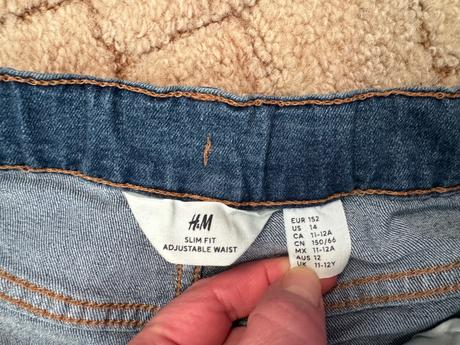 Džíny, h&m,152