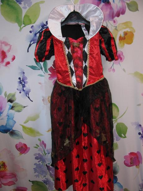 Kostým - šaty srdcová královna,