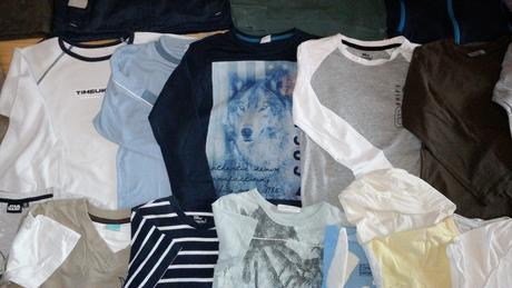 Chlapecký mix věcí vel.116-128 jaro/léto/podzim, 122–134