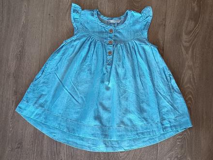 Letní džínové šatičky, kids by lindex, vel. 92, lindex,92