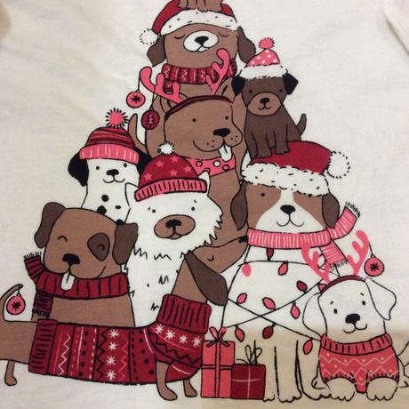 Vánoční tričko s pejsky, 110
