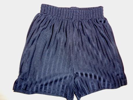 Černé pruhované dresíkové šortky, tu,104