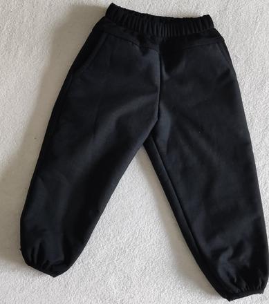 Černé softshell kalhoty zateplené 1-3 little thing, little things,80 / 86 / 92 / 98