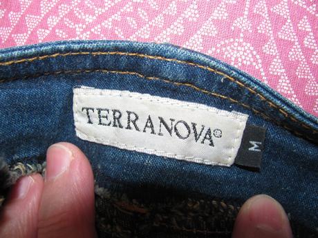 Dámská pružná džínová sukně, terranova,m