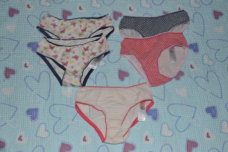 Spodní dívčí kalhotky vzorované, f&f,110