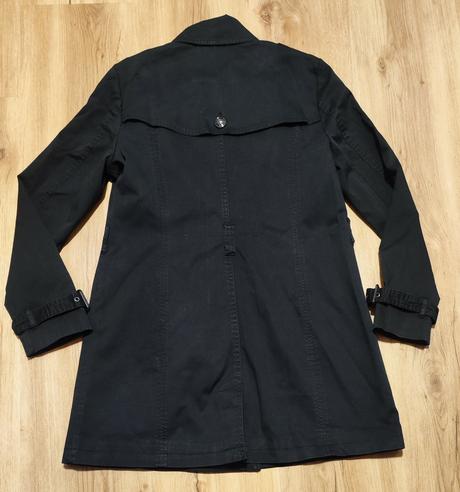 Černý dámský kabát/trenchcoat camaieu 44, camaieu,44