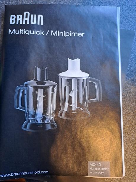 Braun mq40 mixovací nádoba 1,25l pro mq 5/7,