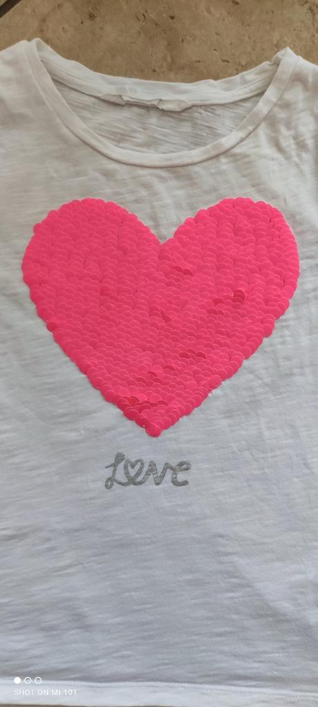 Tričko s flitry, h&m,122