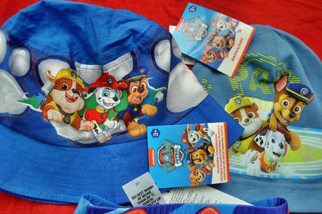 Patrola plavky,klobouček a čepka bavlna,v.104, nickelodeon,104