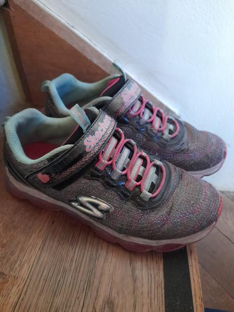 Boty sportovní skechers růžové značkové na holku, skechers,35
