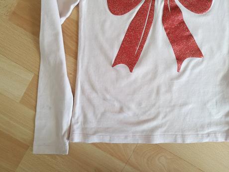 Triko & tričko s mašlí h&m vel. 122/128, h&m,122