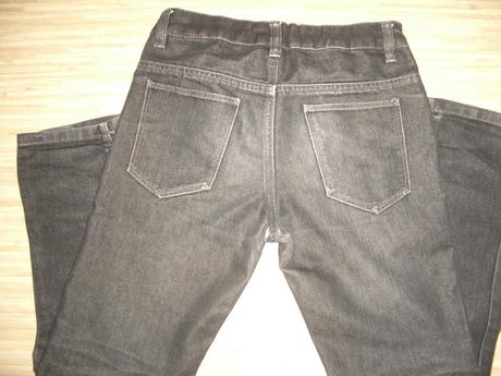 2x černé džíny vel.146-152, c&a,146