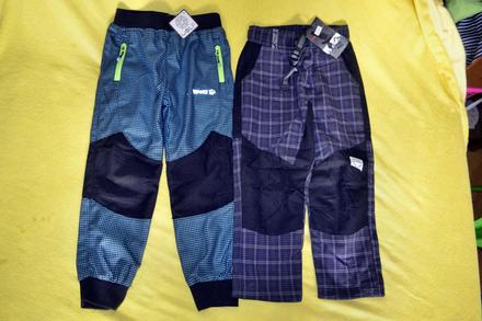 2x jarní kalhoty wolf a neverest,v.104, wolf,104