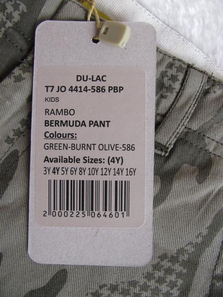 Bavlněné khaki maskáčové kraťasy, house,104