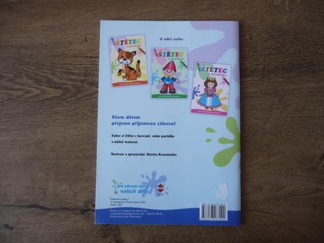 Omalovánky a4 štětec a pastelka 1,