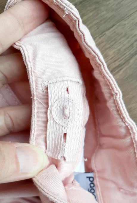 Dívčí světle růžové džínové kraťasy, 140