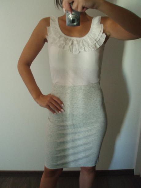 Šedá sukně woman, s