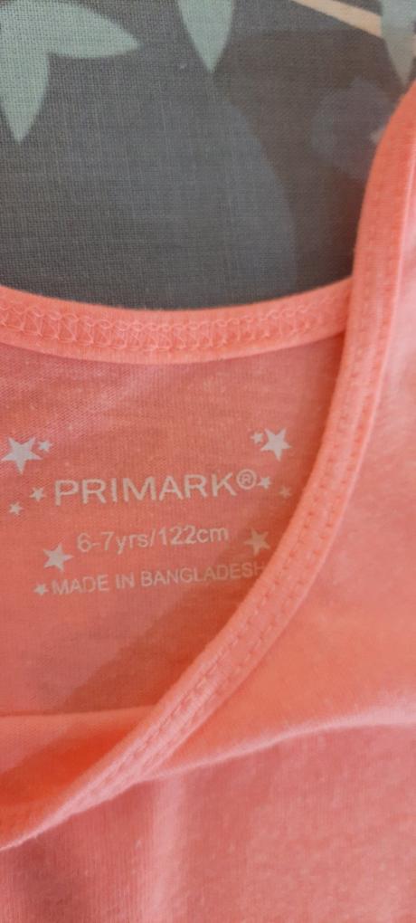 2 dívčí tílko značky primark, vel. 6-7let., primark,122