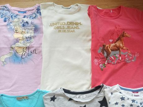 Trika dívčí s dlouhým rukávem vel.128-146, 128