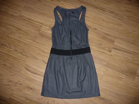 Šedé šaty trf collection vel.s, s