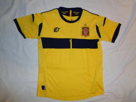 Luxusní žlutomodré sportovní tričko, 152