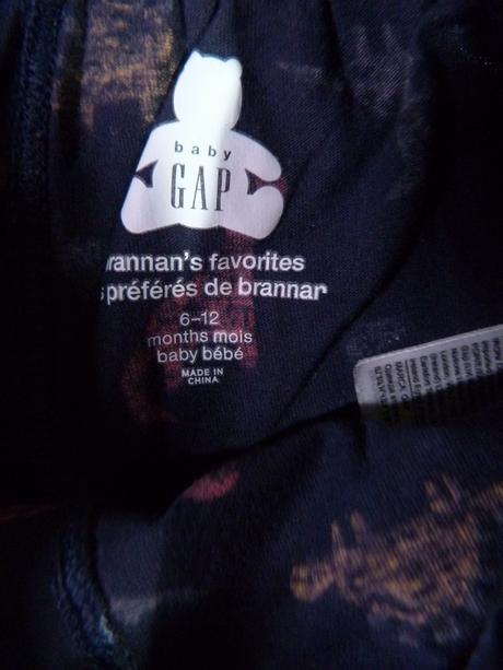 Bavlněné kalhoty vel.74/80, gap,74