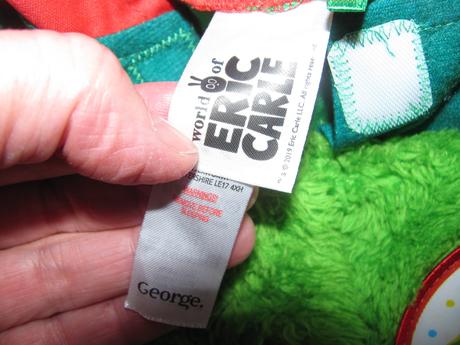 Kostým-overal s kapucí a hologramem housenka, 