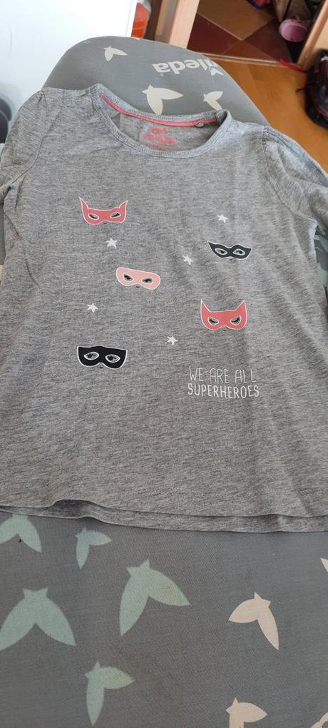 2x dívčí tričko značky lupilu, vel. 4-6 let, lupilu,110