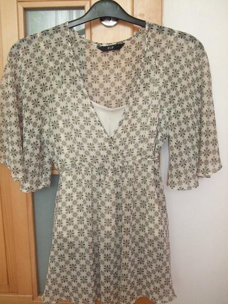 Elegantná tehotenská blúza/tunika s topom f&f, f&f,36
