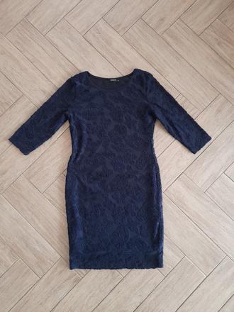 Tmavě modré šaty zn. reserved, vel. 36, reserved,36