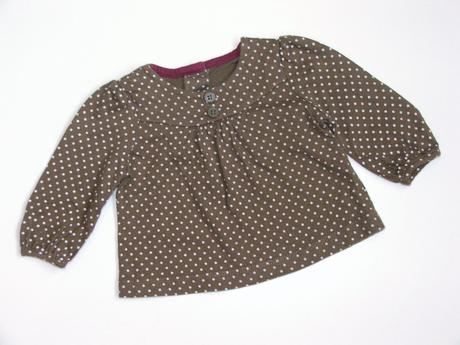 J198 puntíkované triko vel. 62, mothercare,62