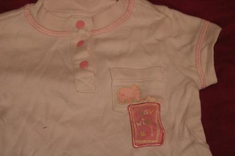 Dívčí tričko sloník a myška vel. 62 - 68, tcm,62