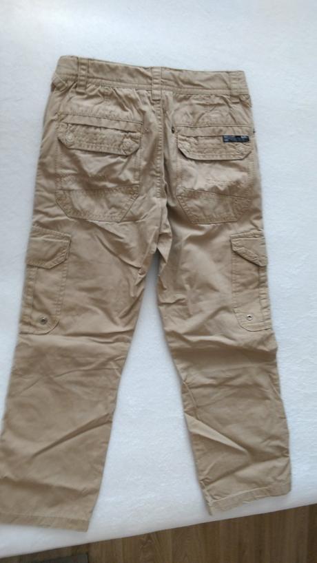 Plátěné kalhoty vel. 134, 134