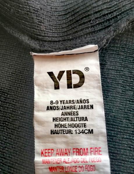 Černé pončo - vesta vel 133-140, young dimension,134