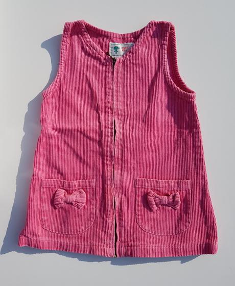 E47 dívčí manšestrové šaty / šatovka vel. 92, 92