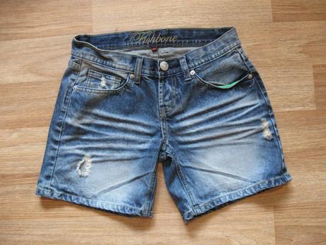 Džínové kraťasy, fishbone,xs