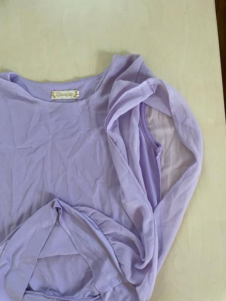 Fialkový dvojitý top, vel l, ale menší cca s/m i m, s