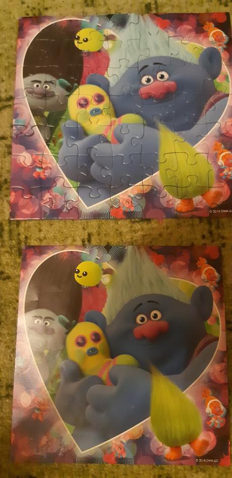 3x puzzle frozen, trolls, tlapková patrola,