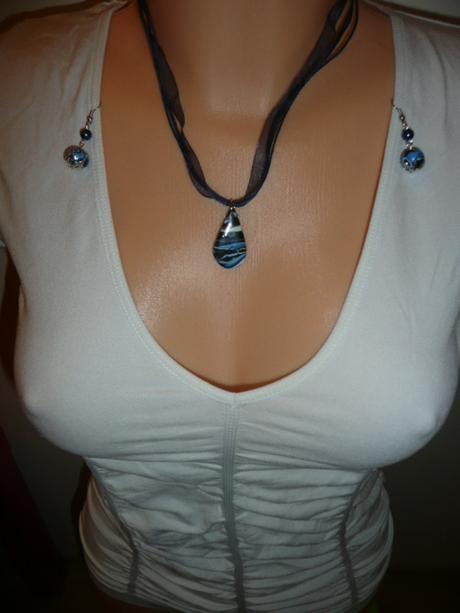 Set řetízek - náhrdelník + náušnice,