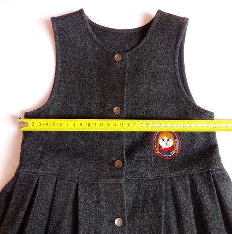 Vlněná šatová sukně, 110