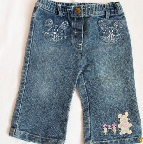 Kalhoty, rifle, džíny modré, topolino,74
