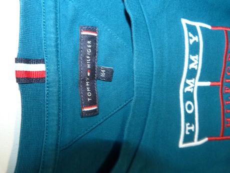 Tommy hilfiger bavlněné tričko vel.164, tommy hilfiger,164