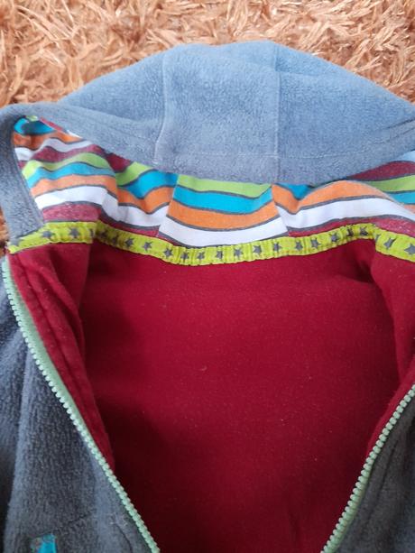 Barevná mikina vel 86 krásná flísová, marks & spencer,86