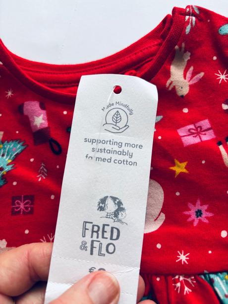 Ob/ šaty vánoční - v.3/6 měs. zn. f&f, 68