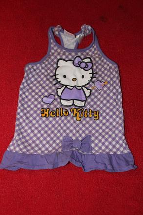 Dívčí šaty hello kitty, disney,86