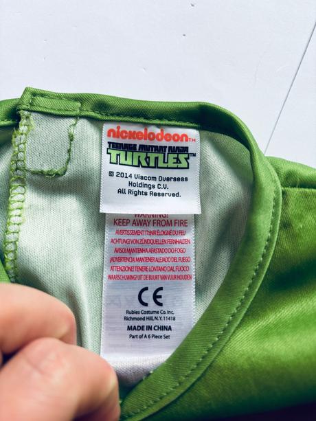 An14/ kostým želví ninja - v.5/6 let,