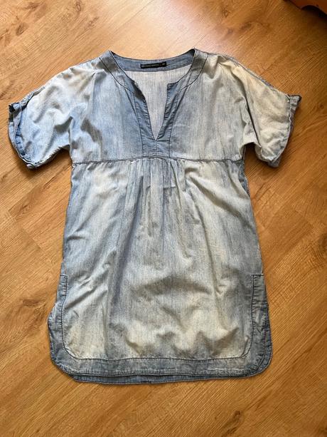 Lehká džínová tunika, zara,m